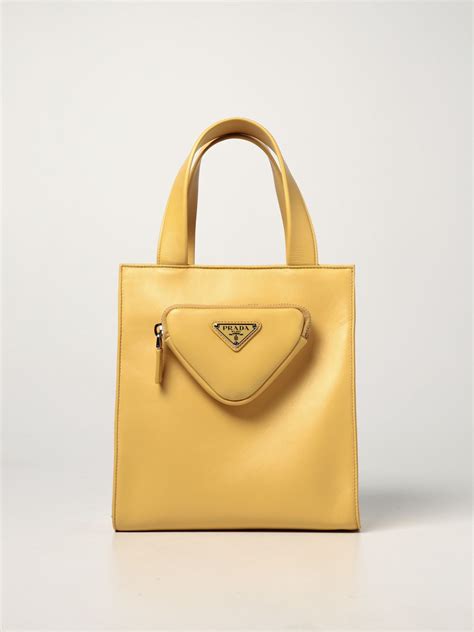 yellow PRADA Women Bags 